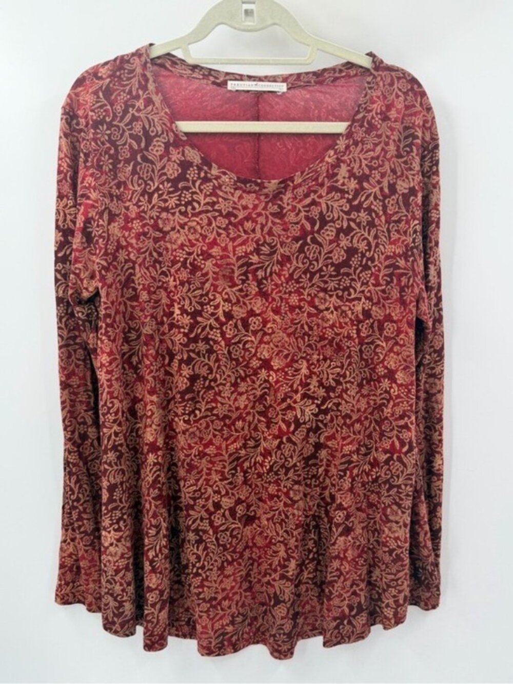 Peruvian Connection Pima Cotton Modal Longsleeve Shirt Medium Large M/L